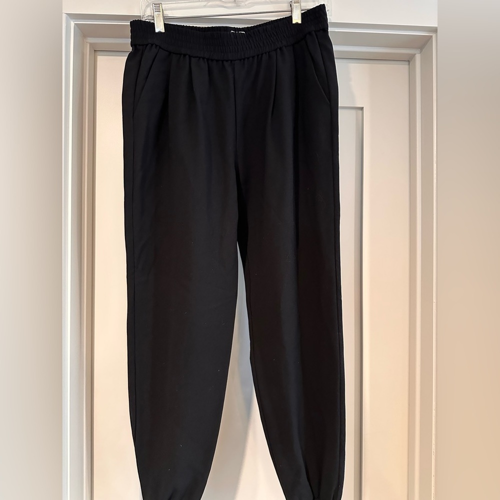 Joie Black Crepe Joggers